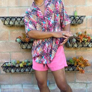 Pacsun Floral Button Down Shirt Size: XL